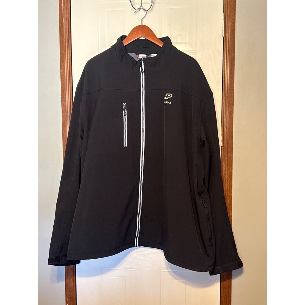 CLIQUE Lightweight Black Jacket With Perdue Embroidered Size 4X‎